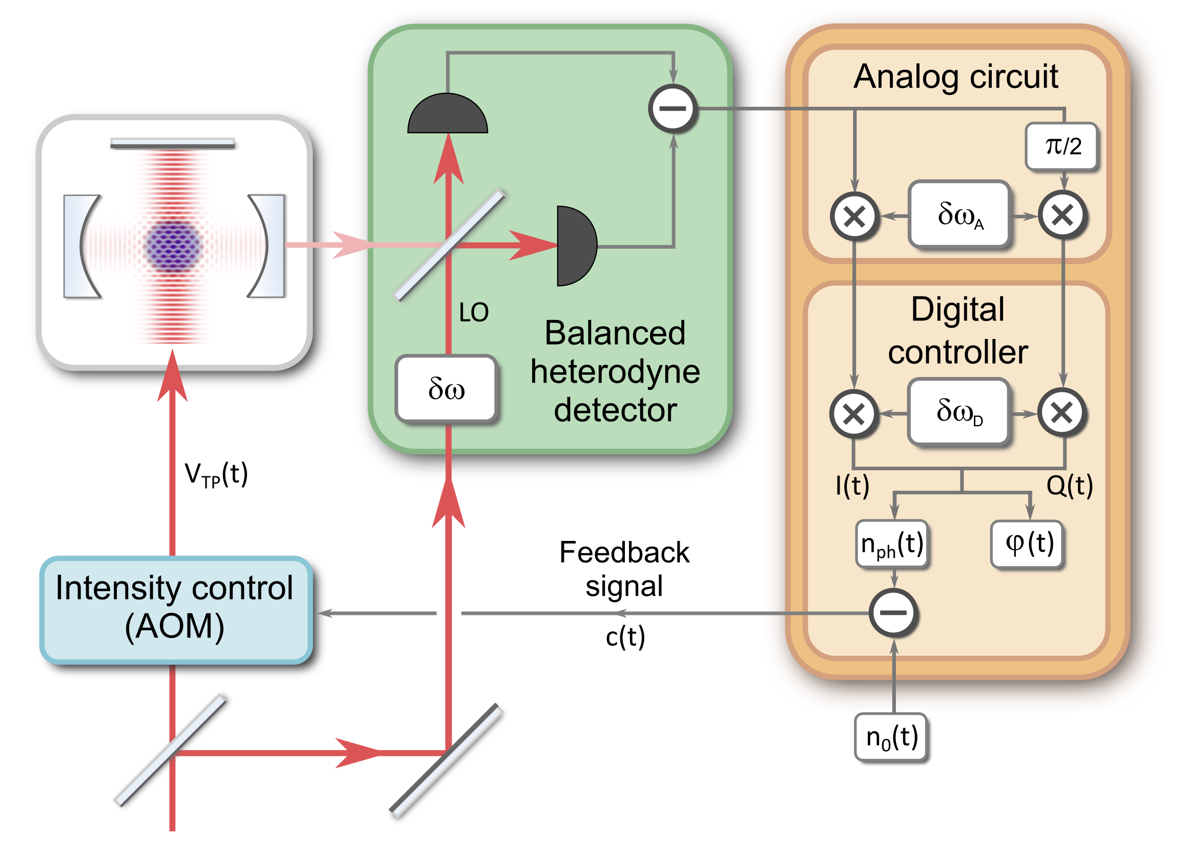 Continuous feedback on a quantum gas coupled to an optical cavity